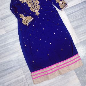 Navy Blue Kurti