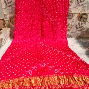 Pure Modal Silk Ambadar Bandhani Dupatta