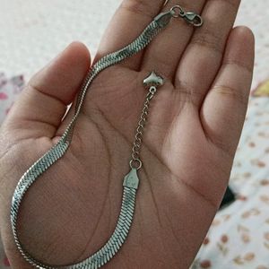 Anti  Tarnish Silver Snake Bracelet