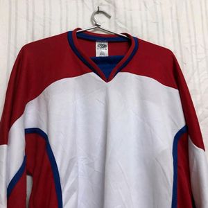 Ot Sports White & Red Jersey