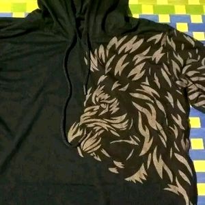 Lion Printed Hoodie For Men