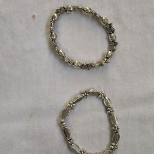 silver combo Bracelets