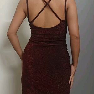 Shein Shimmer Mini Dress 🪩✨