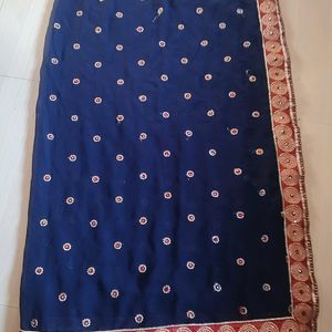 Navy Blue Saree