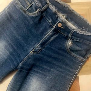 Trendy Slim Fit High Waist Jeans For Women's