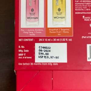 Mamaearth Perfume Set Of 2 New