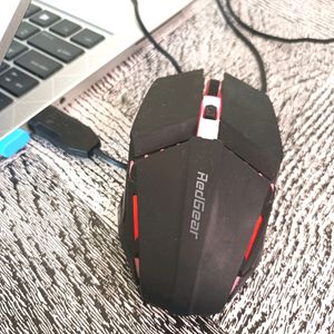 RedGear A-10 Wired Gaming Mouse With RGB LED