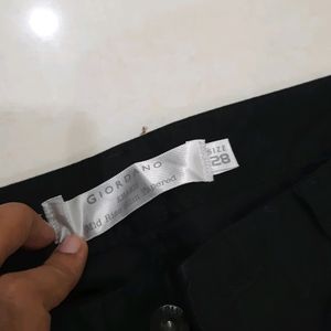 (GIORDANO)Branded Black Cotton Jeans