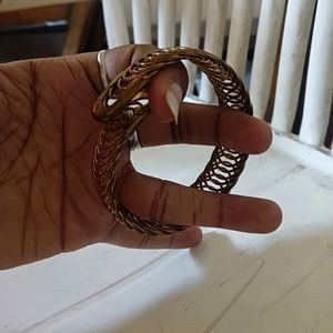 Golden Hand Bracelet