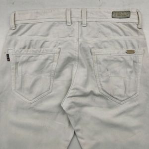 WHITE BAGGY FIT JEANS FOR MEN