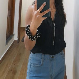 Black Sleeveless Top