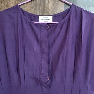 Korean Purple Dress From COVETBLAN