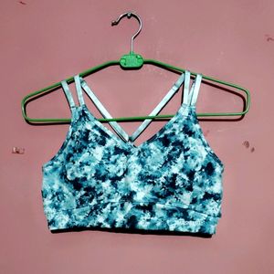 Criss-Cross Gym Bra For Girls