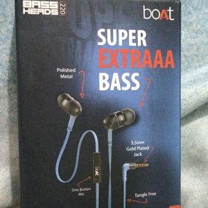 Boat Bass Head 220 Wired Earphone