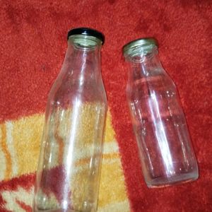 Glass Bottles(Pack Of 2)