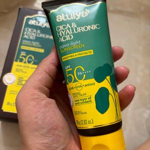 Atulya Cica & Hyaluronic Acid Sunscreen SPF 50