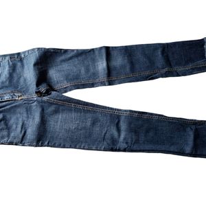 Slim Fit Straight Blue Jeans