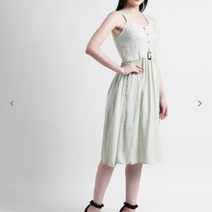 New Zinc London Summer Pastel Green Dress