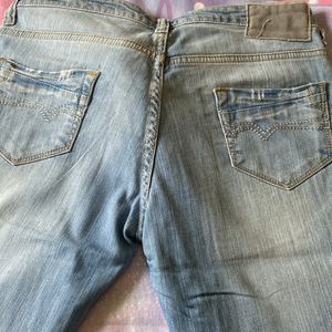 Denim Light Blue Jeans For Women