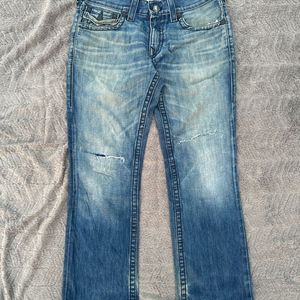 True Religion Rickie Big T Distressed Denim