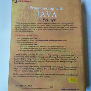 Programming with JAVA