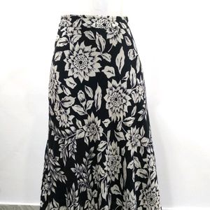 Floral A Line Skirt