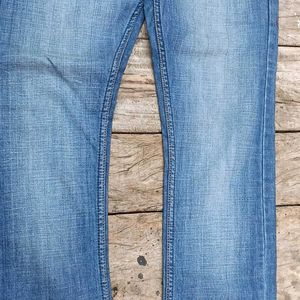 Navy Blue Jeans For Regular Wear