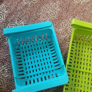 Undershelf Storage Basket Expandable.Set Of 2