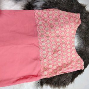 Peach Kurti