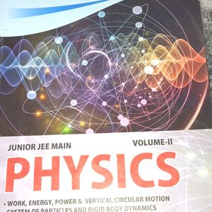 PHYSICS JUNIOR MAINS BOOKS