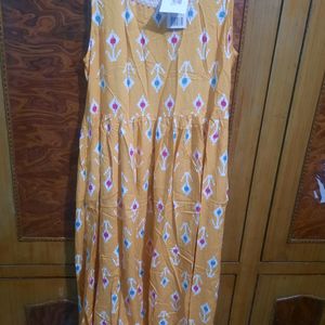 yellow kurti new with tag