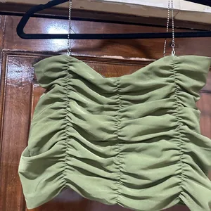 Olive Green Tube Top