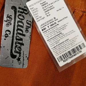 ⚡[SALE] Roadster Men Rust Brown Chinos Trousers