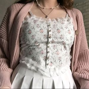 🤌Beautiful Lace Corset Top🫰♥️