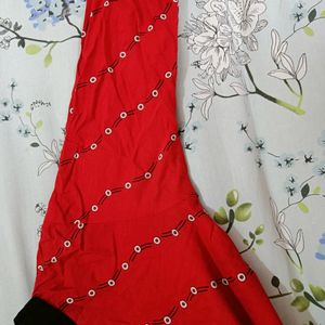 Red Daily Wear Kurta