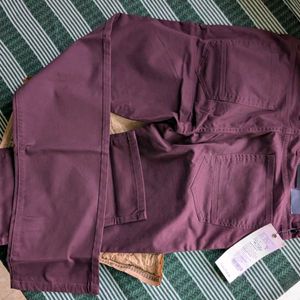 Nautica New Maroon Trouser W32