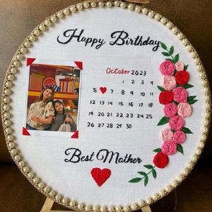 Happy birthday Embroidery Hoop