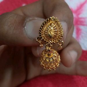 Fake Golden Earings Jhumkas