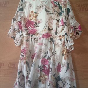 Floral A-line Dress