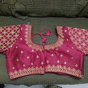 Maroon Work Blouse