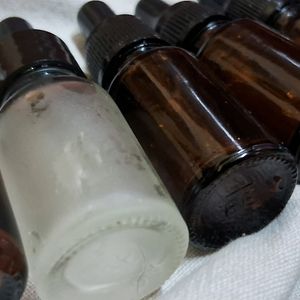 6 Serum Bottles Empty