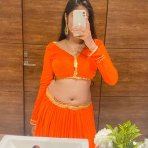 Orange Lehenga