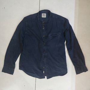 Oversized Navy Blue Shirt