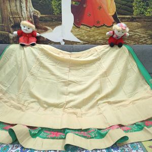 Semi Stitched Banarasi Lehenga