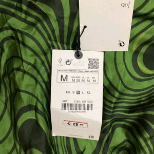 ZARA green midi dress