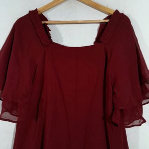 Maroon Top In Good Condition