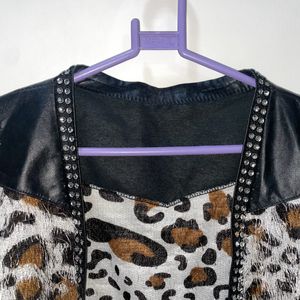 Animal Printed Partywear Jacket