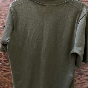 Bare Green High Neck Tshirt