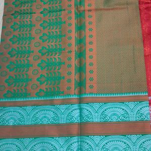 Kanjeevaram Pure Pattu Saree Big Border