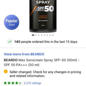 Beardo Sunscreen SPF 50 PA+++